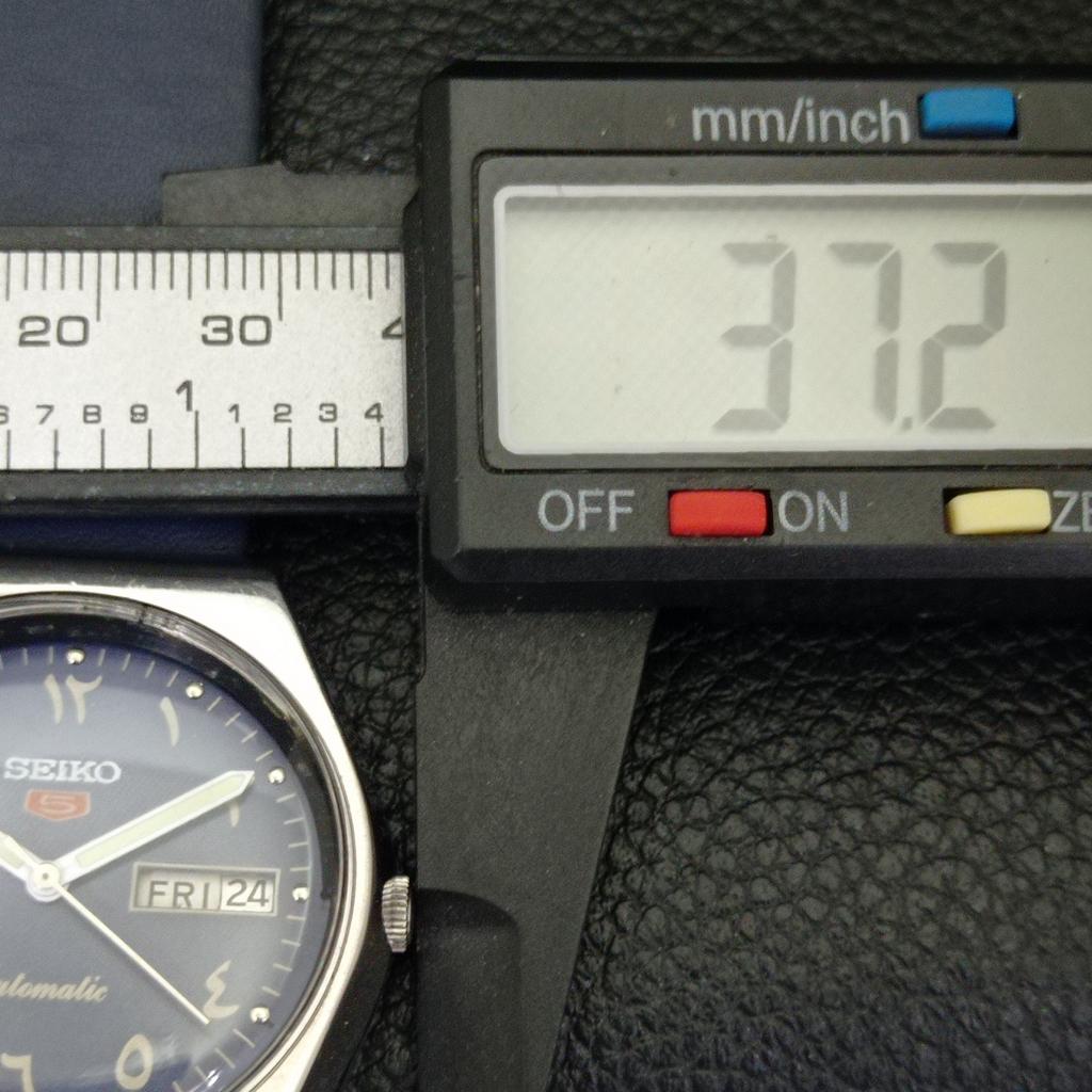 SEIKO 5 AUTOMATIC 6309A JAPAN MENS VINTAGE ARABIC BLUE DIAL WATCH a701663-5 R206c-a701663