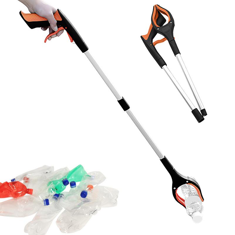 Grabber Tool Trash Picker with Strong Magnetic Tip Deft Claw Reacher Grabber for Elderly Rotating Foldable Gripper