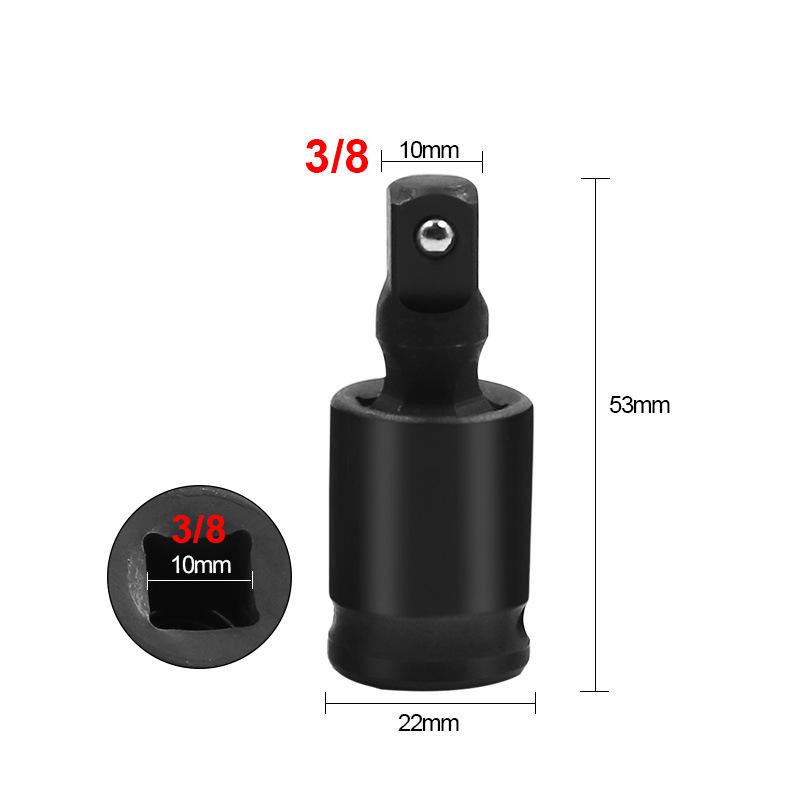 360 Degree Impact Universal Joint-Socket Swivel Knuckle Joint Air Wobble Socket Adapter Extension Electric Wrench 1/2 3/8 1/4