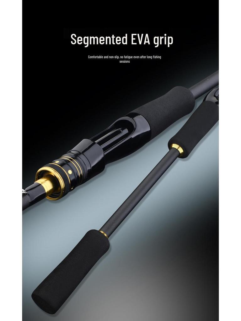 Ultra-Light Ultra-Hard Portable Sea Fishing Rod for Long-Casting Black Fish Lure