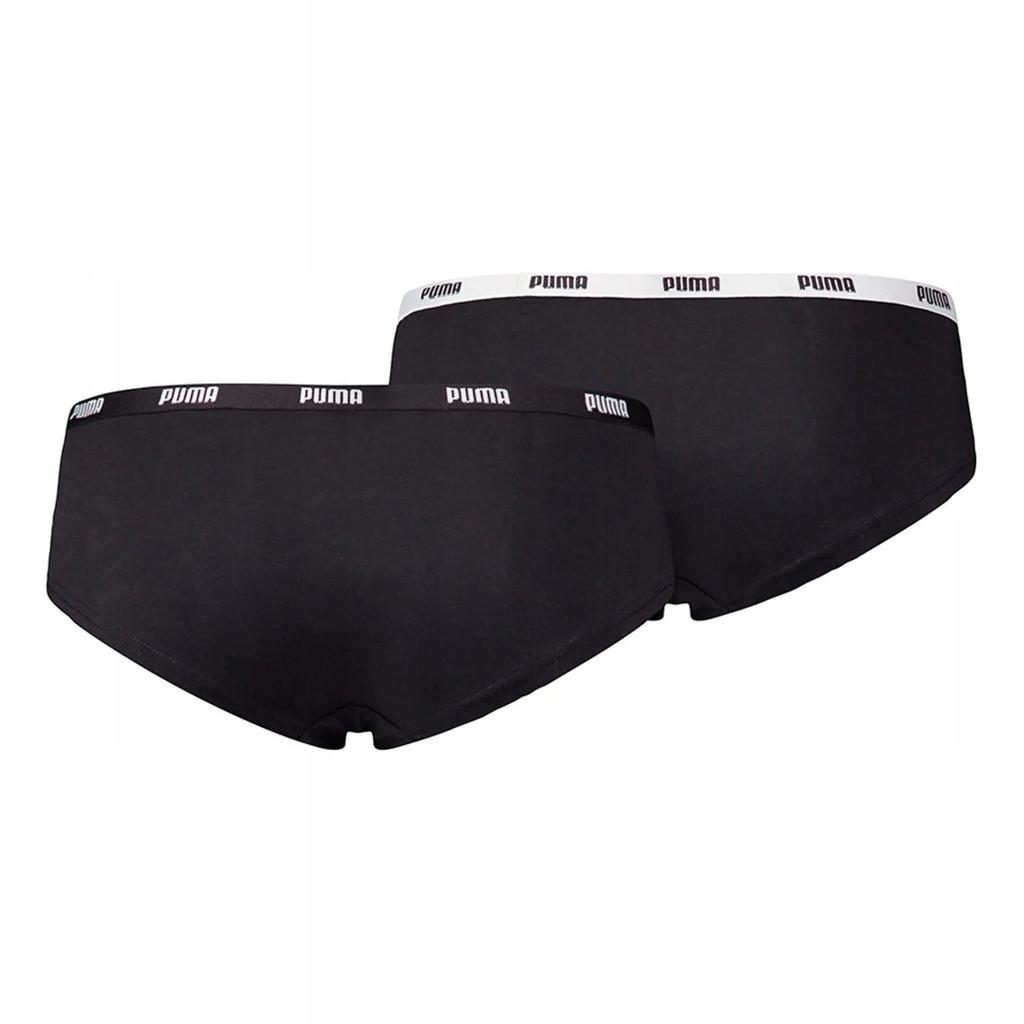 Y3808 Puma Microfiber Hipster Women's Panties Black (2 Pack) XS