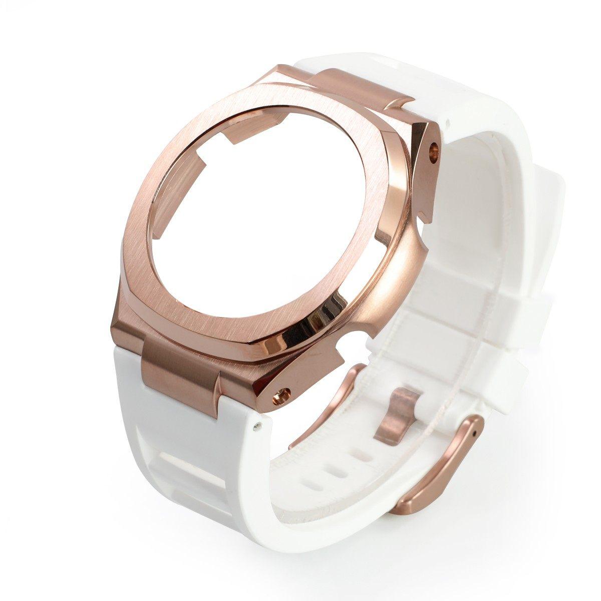 

Stainless Steel Conversion Case & Band Kit for Casio GA2100 B2100 CasiOak–Nautilus Style Metal Watch Case + Bracelet Accessory GA-2100 2110 B2100