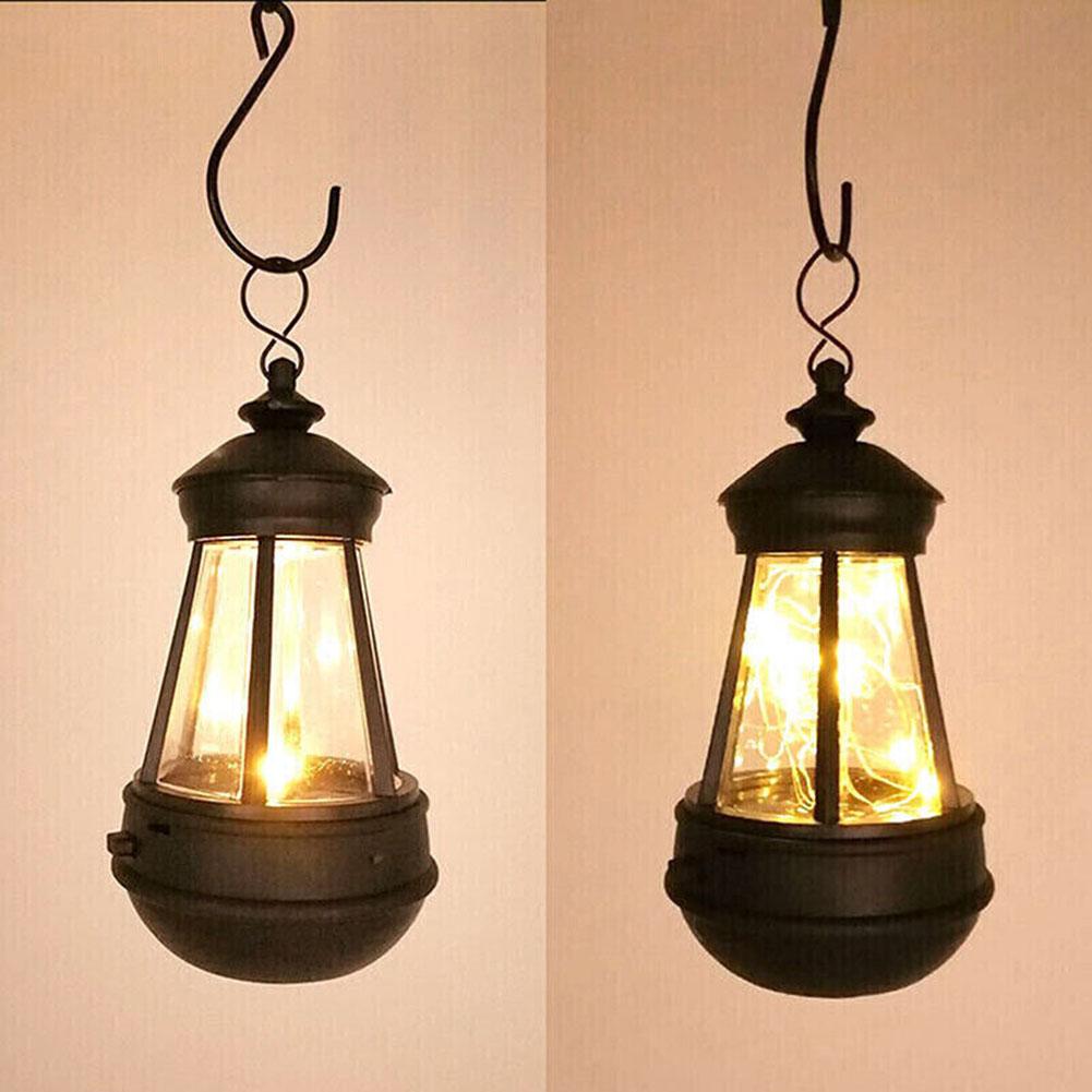 Solar Powered Hanging Lantern for Outdoor Decoration Bright LED Lights