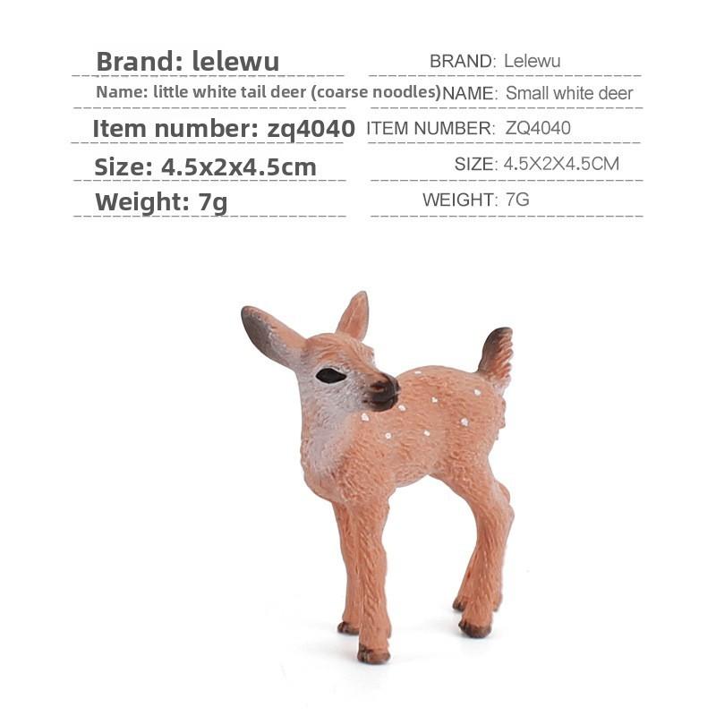 Animal Beaver Fox Deer Model Set With Pvc Material For Educational Display And Collectors