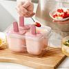 Creative Homemade Popsicles Mold Double Layer Ice Cubes Tray Food Grade Ice Cream Maker for Parties Kitchen Supplies