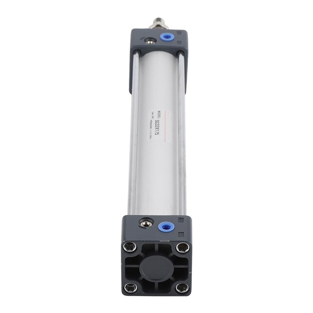 32mm Bore 175mm Stroke Screwed Piston Rod Pneumatic Air Cylinder Dual Action