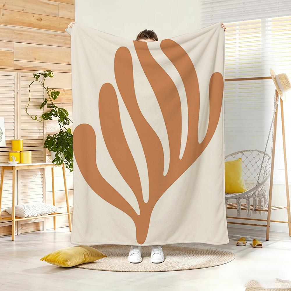 Anime A-Abstrakt Matisse Linien Mädchen Weiche Warme Decke für Schlafzimmer Wohnzimmer Bett Reise Camping Picknick Geschenk