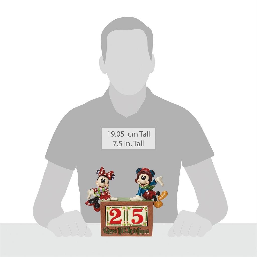 Enesco Advent Mikke Minni Advent 8 x 23 x DTR6013057 Kalender/Figur "Disney Traditions" & Størrelse H19.5cm