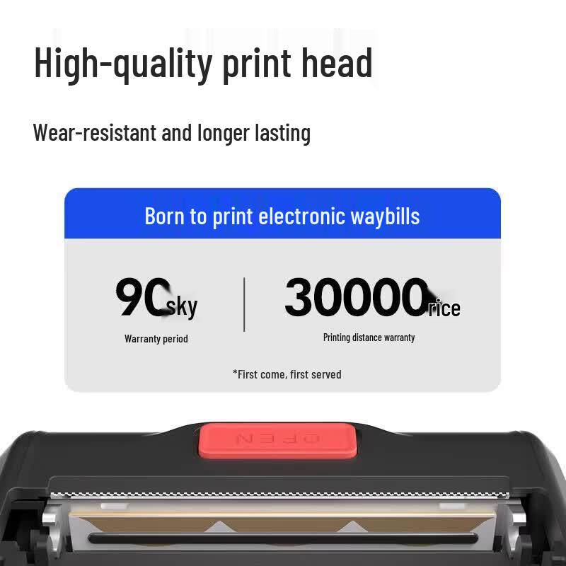 Deli GE365W Portable Bluetooth Thermal Label Printer CN plug (adapter included)