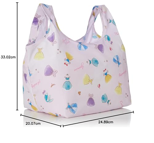 Marushin Mini Eco Bag, Disney Princess Dream Away, Cute Merchandise, Made with Recycled Polyester, 2335030000
