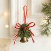 Bronze Pinecone Bell Pendant Retro Christmas Tree Hanging Bells  Garden Decor