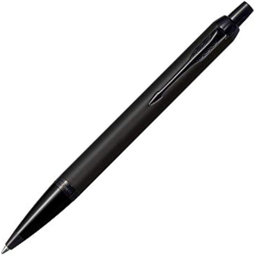 PARKER Parker Ballpoint Pen IM Matte Black BT Medium, Permanent Imported in Gift Box 2127897Z