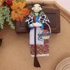 Home Charming Witch Doll Good Luck Handmade Witch Doll  Festive Antique-Inspired Decor