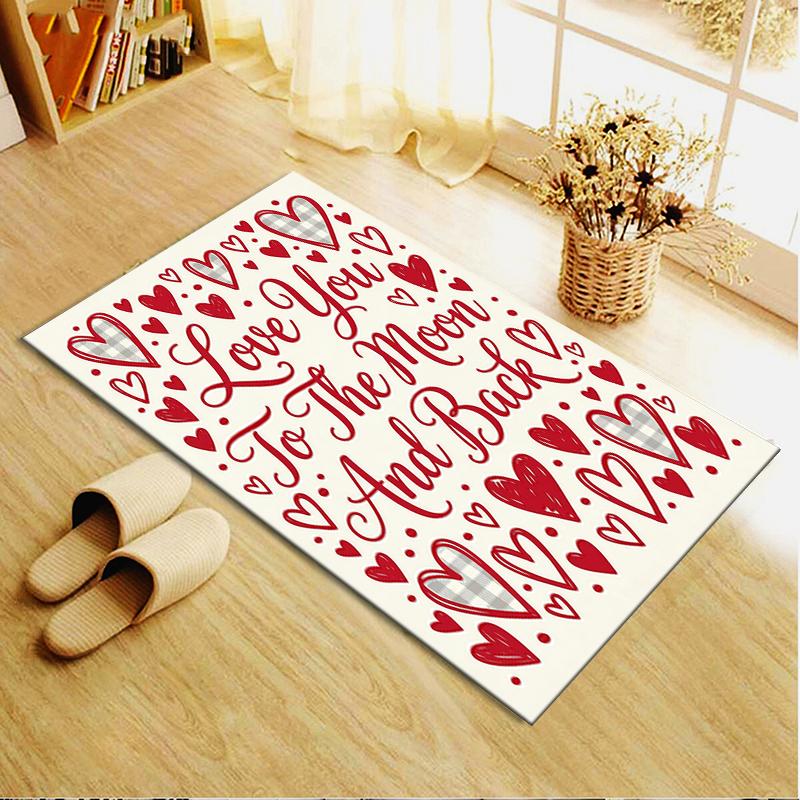 2025 New Love Carpet Rug for Living Room Bedroom Home Sofa Decoration,Kids Play Non-slip Floor Mat
