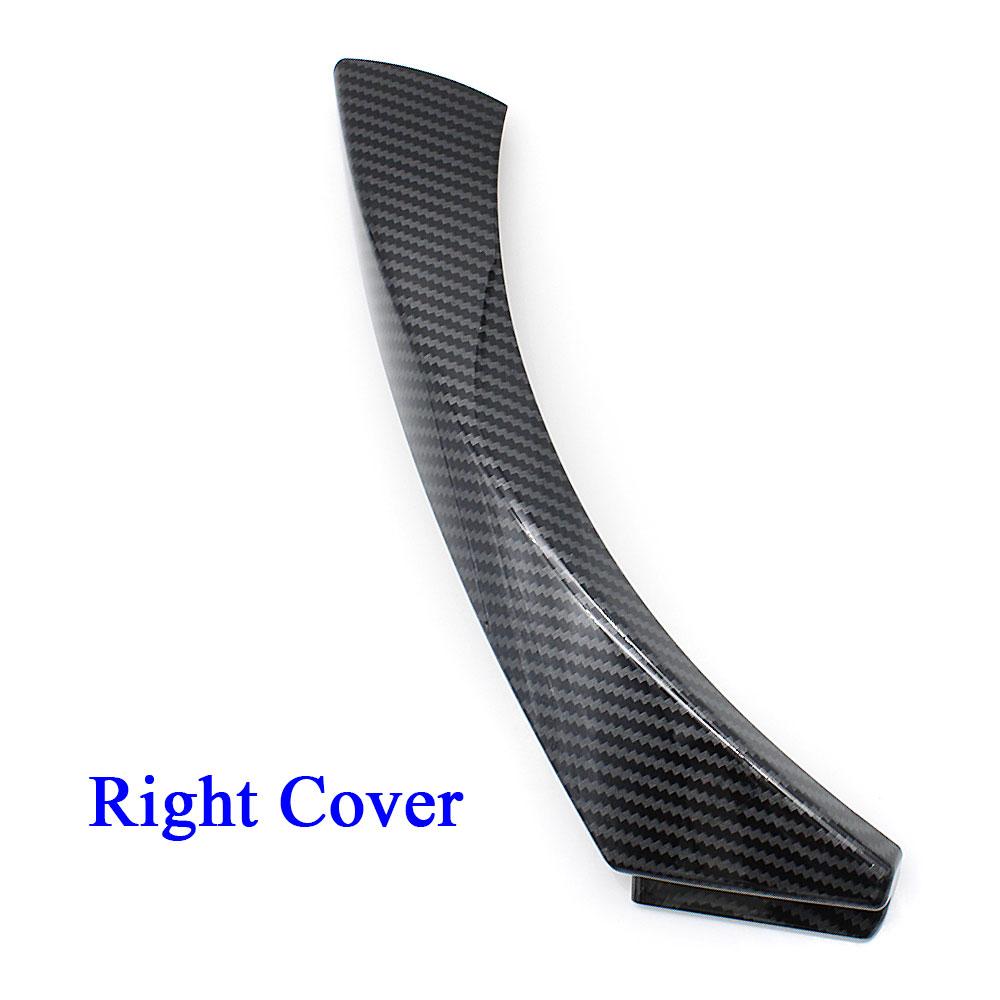 Auto Innentür Kohlefaser Innen Zuggriff Abdeckung Trim Ersatz Für BMW 3 Serie E90 E91 E92 316 318 320 325