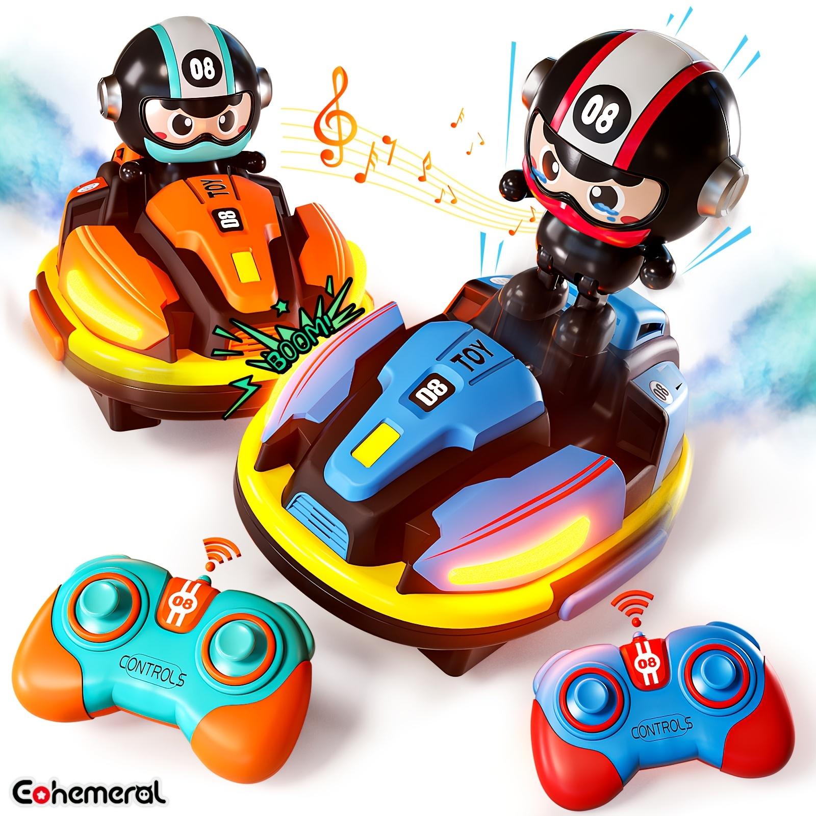 

Машинка на радиоуправлении, Дрифт, Трюковые бамперные машинки, Гоночный карт для 2 человек с музыкальным сопровождением и подсветкой, Интерактивная игрушка для помещений/улицы для дней рождения, Хэллоуина, Bumper Car Set