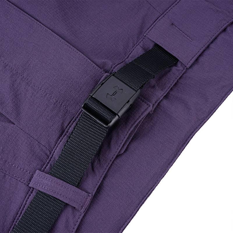 Under Armour Casual Comfortable Straight Leg Cargo Shorts With Logo Decoration Women shorts Formal-Purple 1388063-541