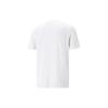 Puma Letter American Retro Cartoon Print Crew Neck Casual Pullover Short Sleeve T-Shirt Men Tops White 621992-02