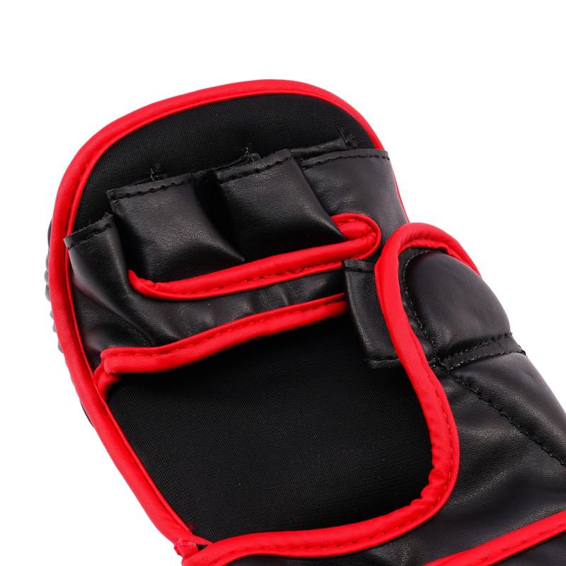 StormCloud Lynx MMA Sparring Gloves Black/Red 7oz XL