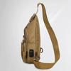 With Water Bottle Holder Chest Sling Bag Small Men's Crossbody Bag Shoulder Backpack  Hiking