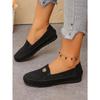 Multi-color Optional Soft Sole Hollow Out Breathable Flat Shoes Slip On Anti-slip Loafers