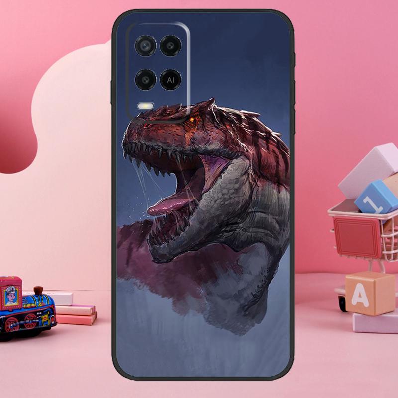 Dragon Dinosaurs Case For Oppo A18 A38 A58 A78 A98 A74 A54 A94 A80 A60 A40 A96 A76 A16 A15 A17 A57 A77 A5 Pro