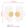 Ingemark Boho Colorful Big Flower Petal Irregular Stud Earrings for Women Korean Fashion 2023 Trendy Ear Y2K Jewelry Accessories