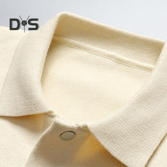 Fall Winter Men Cardigan Sweater Coloblock Turn-down Collar Coat Long Sleeves Pockets Single-breasted Knitted Elastic Jacket