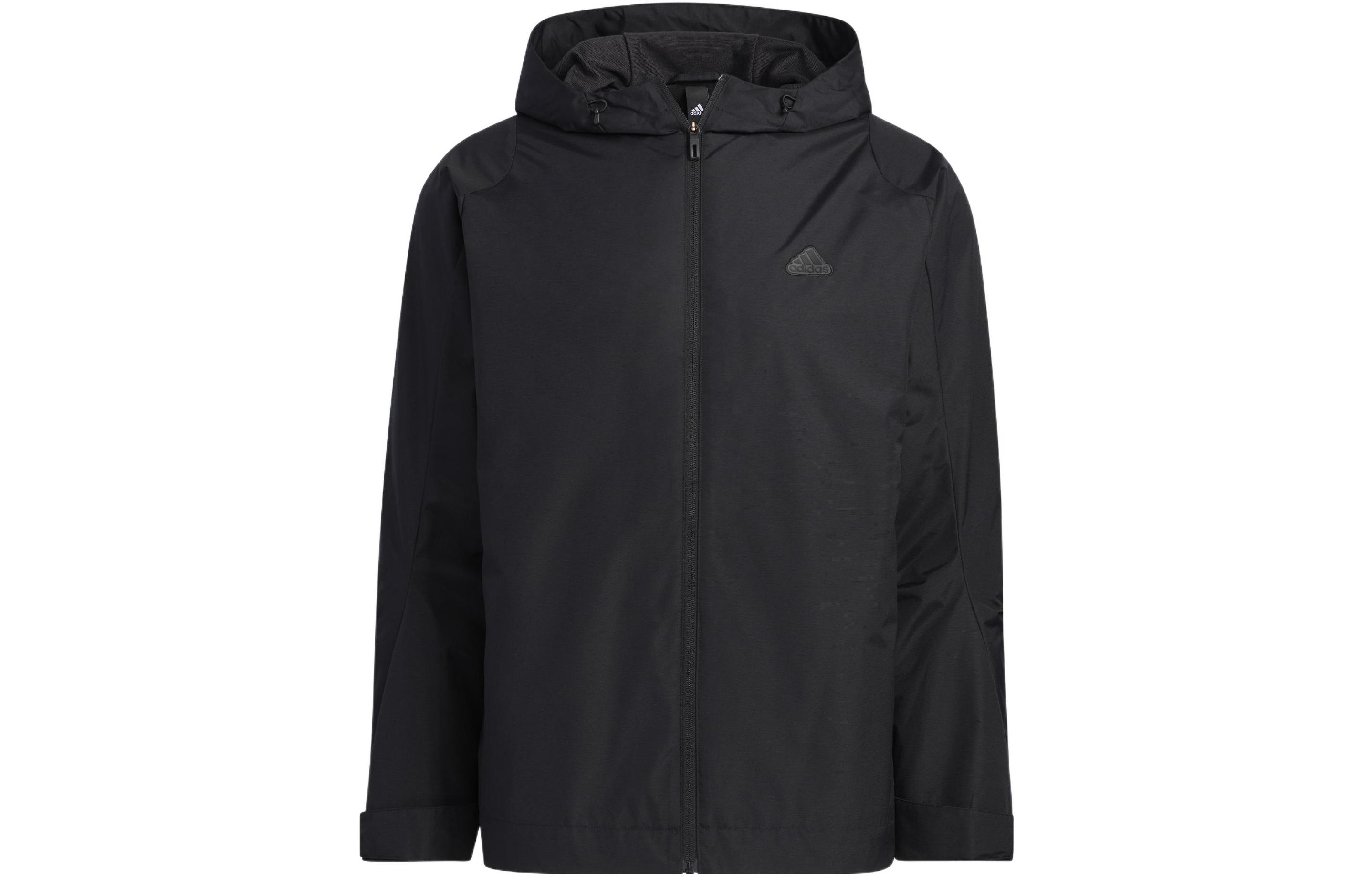 Adidas Jackets Men s Black Hooded Moderate Other HY5831 S