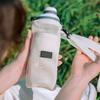 Meshes Water Bottle Holder Sleeve Water Bottle Carriers Bag for Clear Hydrations Monitoring Zippers Access Oxford Fabric