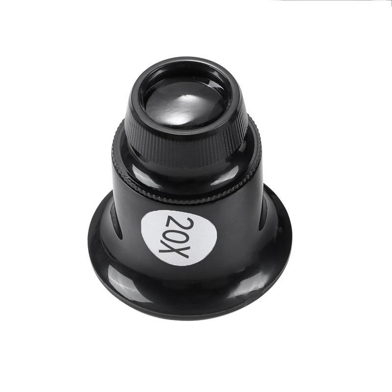 

3X 5X 10X 15X 20X Jewelers Eye Loupe Loop Magnifier Glass for Watchmaker Goggles Watch Repairing Magnifying Glass Set Tools