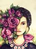 5D DIY Diamond Mosaic Butterfly Full Drill Square Girl Diamond Embroidery Flower Needlework Mosaic Art Decor For Home