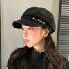 Autumn and winter octagonal hat women's fashion sunshade cap outdoor shopping casual versatile beret