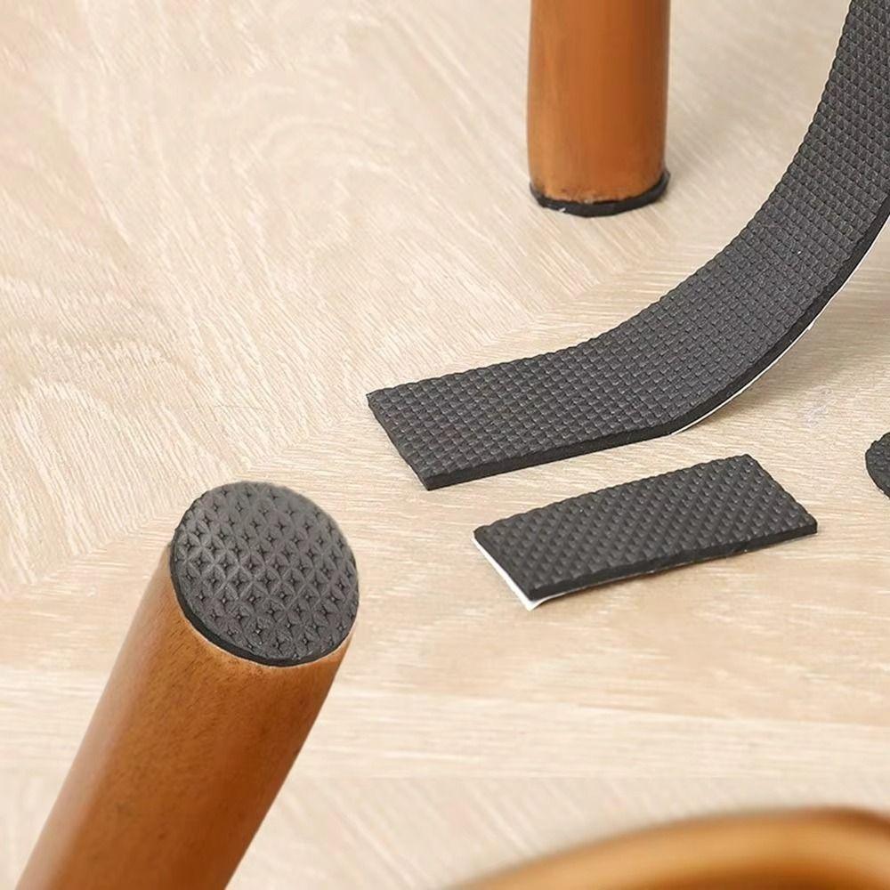 DIY Chair Leg Covers Self Adhesive Walking Stick Mat Floor Protectors Chair Leg Caps Coffee