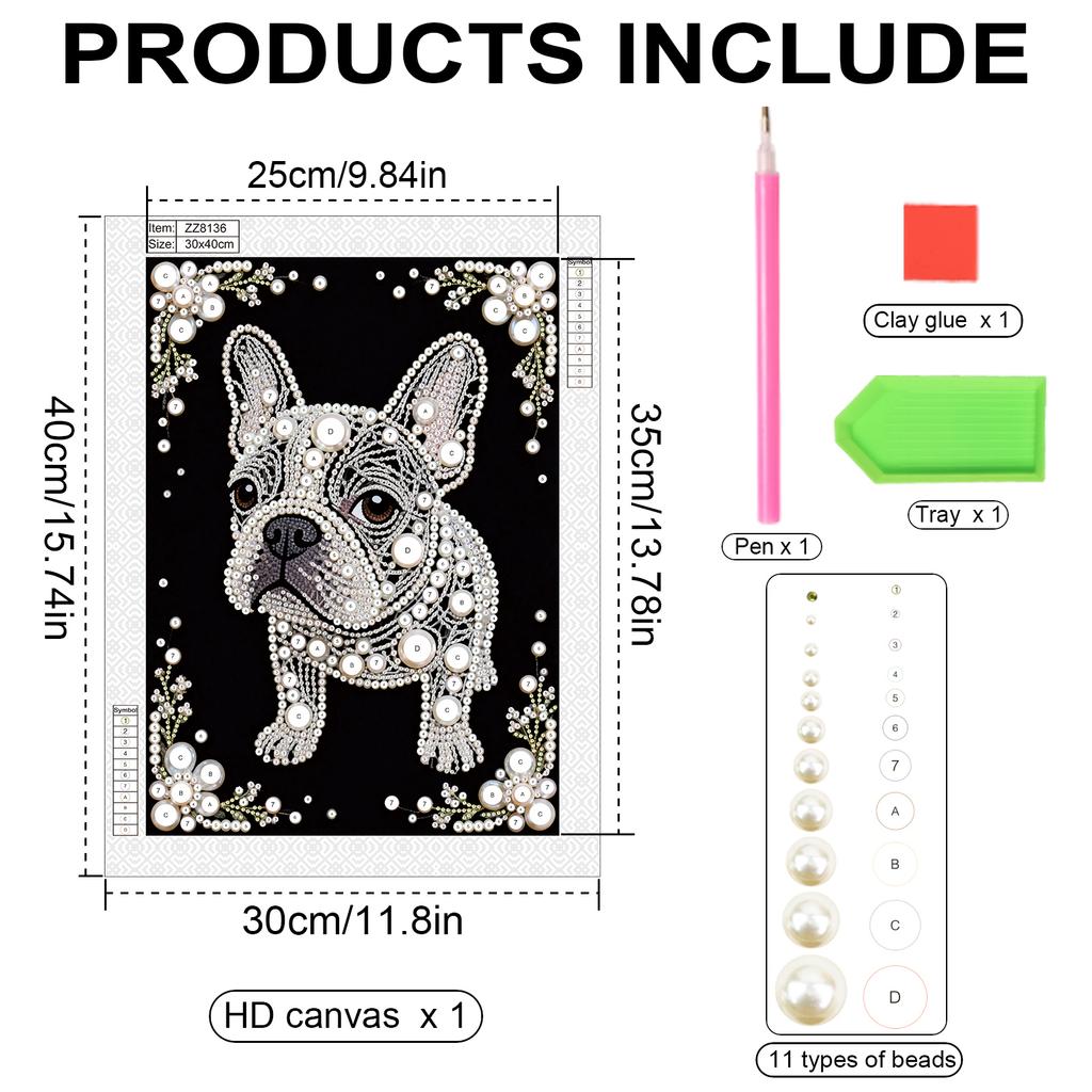 Animal Special Shaped 5D DIY Partial Drill Diamond Painting Kits for Adults Beginners Home Decor Diamond Art Kit 11.81x15.75inch