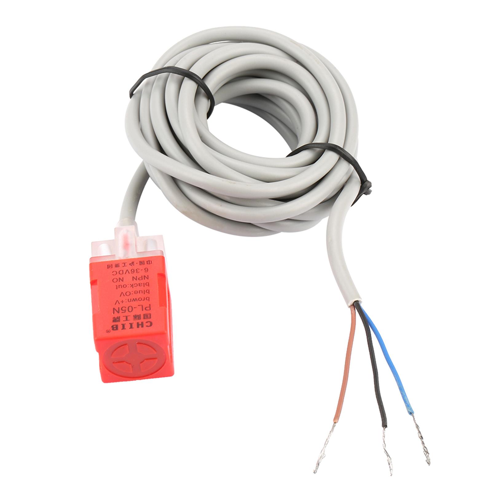 

ABS Material PL 05N NPN Proximity Sensor Switch Detection Distance 5mm