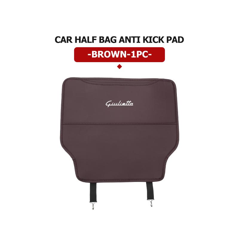 Für Alfa Romeo Autositz-Rückenlehne Anti-Kick-Pad Schutzmatte Aufbewahrungstasche Emblem Zubehör Giulietta GT 159 147 156 Mito Brera