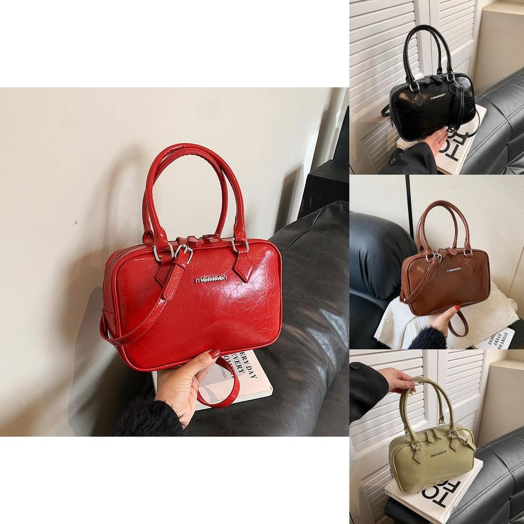 Vintage Fashion Hand Bag 2023 New Autumn Winter Small Square Bag High-end Sense Crossbody Shoulder Bag