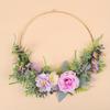 1Pc Simulation Artificial Flower Bud Green Plant Wedding Handheld Wreath, for Wedding Dress Accessories