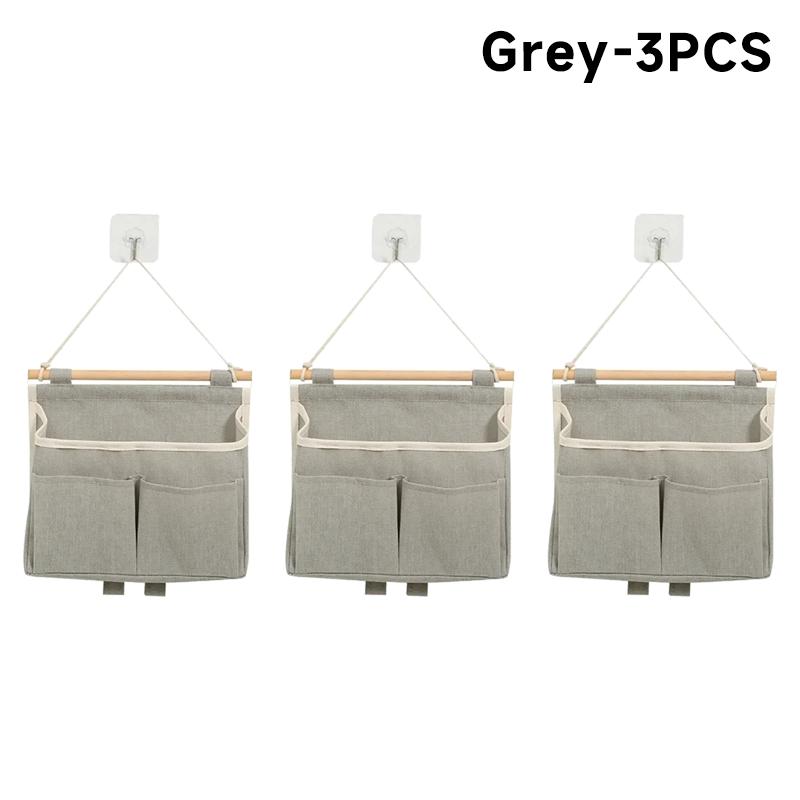 1/2/3PCS Wall Mounted Storage Bag Snack Storage Hanging Bag Sundry Storage Bag Underwear Storage Bag Home Decoration