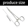 Piercing Pliers Clamps Locking Mechanism Hemostat Tool With Serrated Jaw For Fly Tying And Model Building