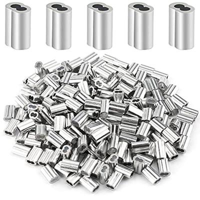 200pcs/set Aluminium Crimp Sleeve for 1.5 Wire Rope & Cable Secure Fastening Solution for Construction Projects Durable
