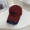Embroidered Color Block Baseball Cap With Adjustable Fit For Summer Casual Men Women