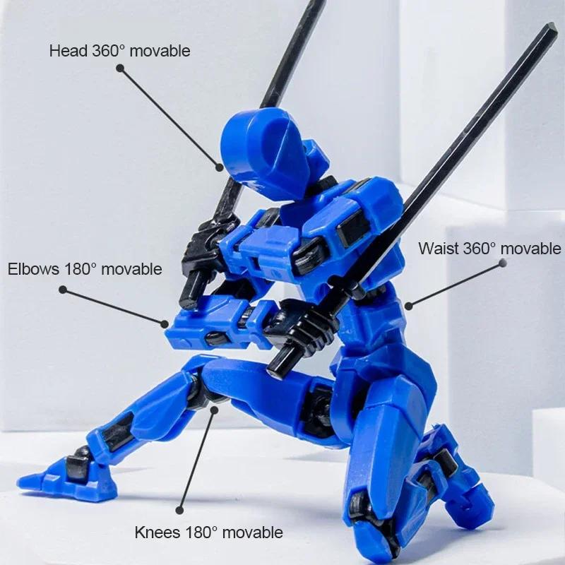 Multi-Jointed Movable Shapeshift Robot 3.0 3D Printed Mannequin Dummy Action Model Doll Toy Parent-children Game For Kids Gifts