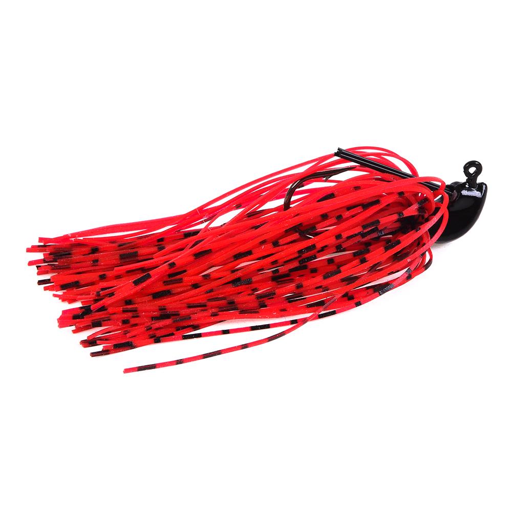 Fishing Buzz Bait with Silicone Skirt, Strong Jig Hook, 7G and 10G Spinnerbait Bait for Anglers