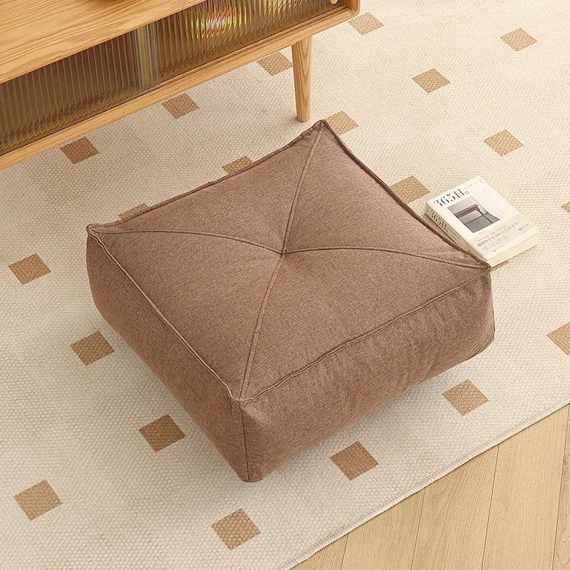 40x40x15cm Floor Cushions Thick Small Sitting Pier Square/Round Pouf Lazy Cushion Home Sofa Bay Window Decor Lattiatyynyt