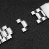 Für TIMEX T2N720 T2N721 TW2R55500 T2N739 Edelstahl-Uhrenarmband Herren-Uhrarmband 24*16mm Anstoß-Ende Metallarmband Schwarz Silber