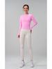 Autumn/Winter Versatile Round Neck Base Layer Sport Top - High Elasticity, Breathable Yoga Fitness Long Sleeve