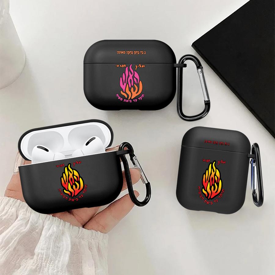 Flame Pattern Case For Airpods 3 4 2 Pro3 Pro2 1 Pro Earphone Cases Cover