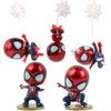 Lot de 5 figurines d'action de super-héros Spiderman pour décoration de fête à thème